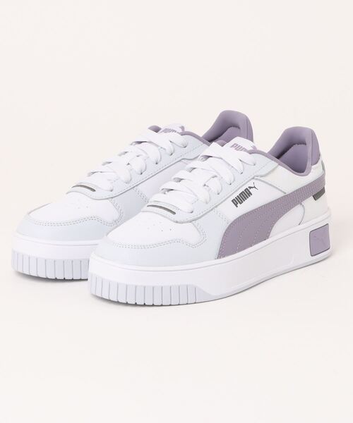 PUMA(プーマ)の「PUMA プーマ ウィメンズ キャリーナ ストリート スニーカー(スニーカー・レディース・ホワイト系その他/ホワイト×グレー・25.0cm/24.5cm/25.5cm/22.5cm/22.0cm/23.0cm/24.0cm/23.5cm/26.0cm)」の17枚目の写真