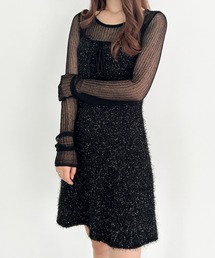 Heather | ラメシャギーニットワンピース2P 143984(ワンピース)