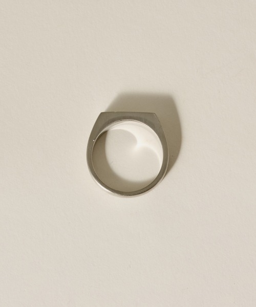 novice（ノーヴィス）の「【novice】Vintage Rectangle Signet Ring［Stainless］（リング・メンズ・シルバー・FREE/19/14）」の6枚目の写真