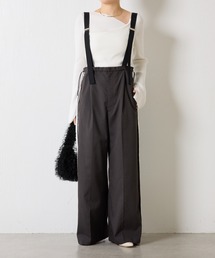 サスペンダー付サイドラインパンツ
