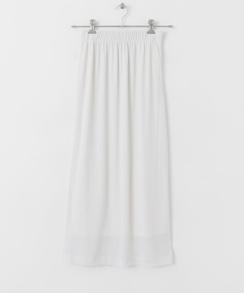 SENSE OF PLACE by URBAN RESEARCH（センスオブプレイスバイアーバンリサーチ）の「シアーラメベロアスカート（スカート・レディース・オフホワイト/ブラック/ピンク・ONE）」の19枚目の写真