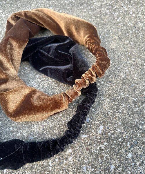 Kastane(カスタネ)の「*ベロアヘアバンド(ヘアバンド・レディース・ブラック/ブラウン・FREE)」の15枚目の写真