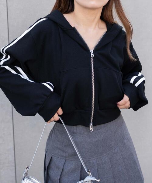 セール】WEGO/裏起毛Wジップショートパーカー（パーカー）｜WEGO