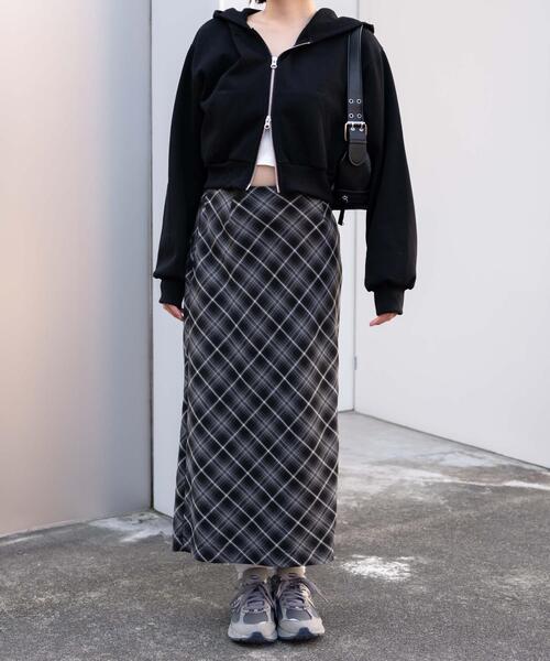 WEGO(ウィゴー)の「WEGO/裏起毛Wジップショートパーカー(パーカー・レディース・アイボリー/ブラック/杢グレー/ブラック系その他/ホワイト系その他・FREE)」の15枚目の写真