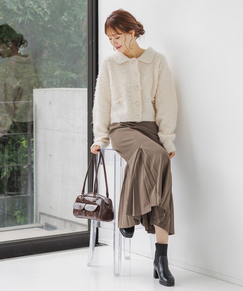 mysty woman(ミスティウーマン)の「アウトポケットBAG 204729(ハンドバッグ・レディース・ホワイト/ブラウン/ブラック/ブルー・FREE)」の8枚目の写真