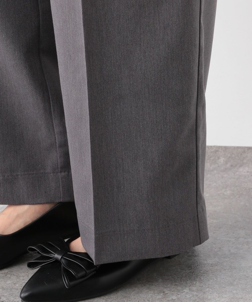 GLOBAL WORK（グローバルワーク）の「お手入れらくらくベアトップサロペット/142310（サロペット/オーバーオール・レディース・ブラック/グレー/ストライプ・MEDIUM/LARGE）」の6枚目の写真