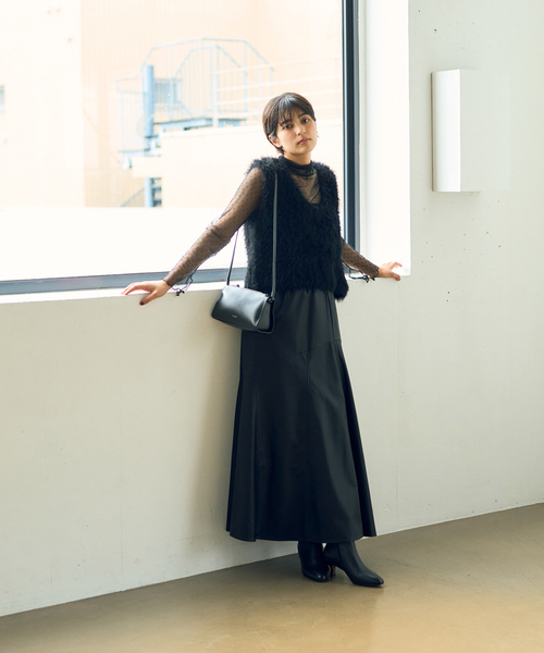 Rouge vif Anna（ルージュヴィフアンナ）の「ドットチュールシアータートル（Tシャツ/カットソー・レディース・ホワイト/ブラック・フリー）」の14枚目の写真