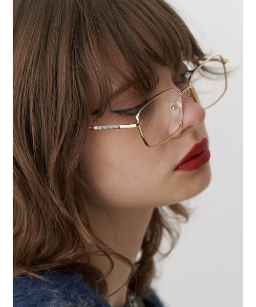 jouetie（ジュエティ）の「メタルフレームスリムスクエアグラス（メガネ・レディース・シルバー/ゴールド・FREE）」の13枚目の写真