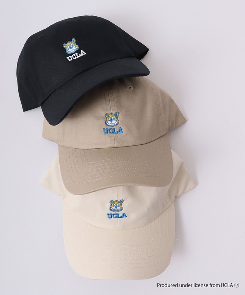 UCLA（ユーシーエルエー）の「UCLA Bear 刺繍 キャップ（キャップ・レディース・ベージュ/ブラック/アイボリー・FREE）」の5枚目の写真