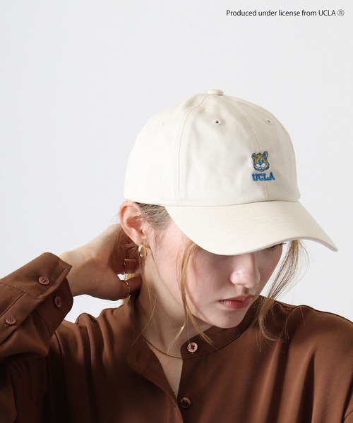 UCLA（ユーシーエルエー）の「UCLA Bear 刺繍 キャップ（キャップ・レディース・ベージュ/ブラック/アイボリー・FREE）」の11枚目の写真