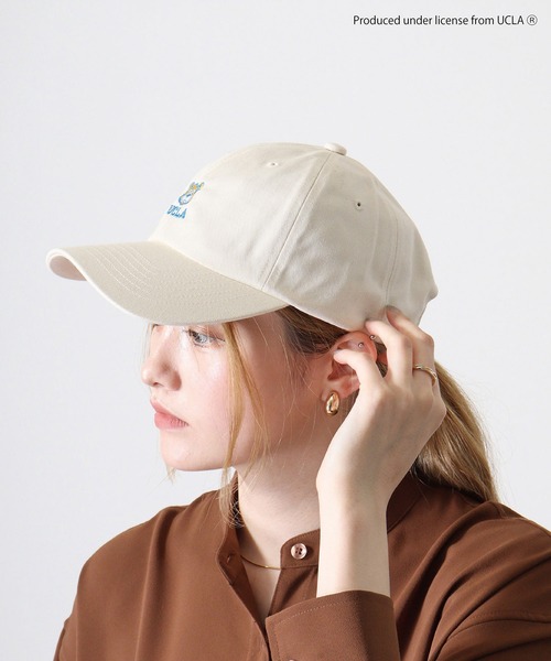 UCLA（ユーシーエルエー）の「UCLA Bear 刺繍 キャップ（キャップ・レディース・ベージュ/ブラック/アイボリー・FREE）」の10枚目の写真