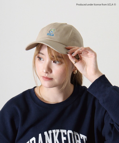 UCLA（ユーシーエルエー）の「UCLA Bear 刺繍 キャップ（キャップ・レディース・ベージュ/ブラック/アイボリー・FREE）」の17枚目の写真