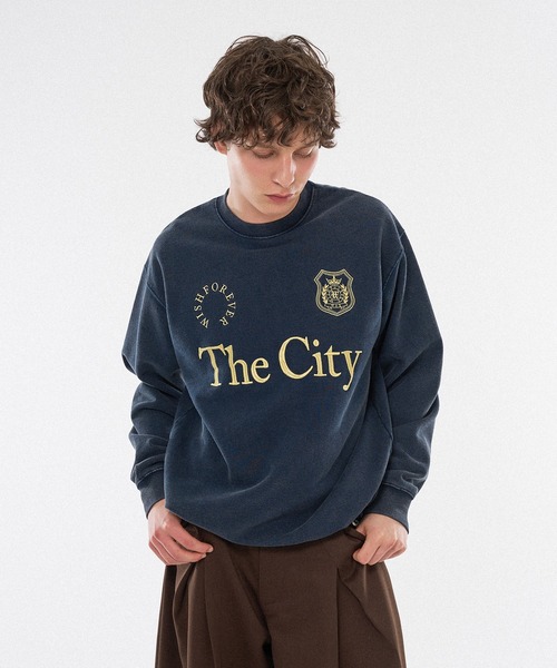 WISH FOR EVER（ウィッシュフォーエバー）の「HEAVY WEIGHT DRAW CODE GAME LOGO SWEAT/ヘビーウェイトドローコードゲームロゴスウェット（スウェット・メンズ・パープル/ネイビー/ライトグレー/レッド/ピンク/ブルー/グレー/ブラック/グレー系その他/ブラウン系その他/グリーン系その他/ダークブルー/イエロー/ブラウン/ダークブラウン/グリーン/バーガンディー/トップグレー/ピンク系その他/モカ/ライトホワイト/イエロー系その他/ライトブルー/オリーブ系/ライトピンク/インディゴブルー・LARGE/SMALL/MEDIUM）」の16枚目の写真