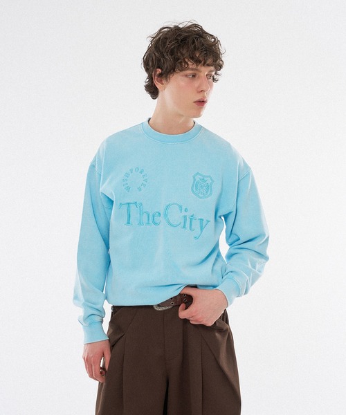 WISH FOR EVER（ウィッシュフォーエバー）の「HEAVY WEIGHT DRAW CODE GAME LOGO SWEAT/ヘビーウェイトドローコードゲームロゴスウェット（スウェット・メンズ・パープル/ネイビー/ライトグレー/レッド/ピンク/ブルー/グレー/ブラック/グレー系その他/ブラウン系その他/グリーン系その他/ダークブルー/イエロー/ブラウン/ダークブラウン/グリーン/バーガンディー/トップグレー/ピンク系その他/モカ/ライトホワイト/イエロー系その他/ライトブルー/オリーブ系/ライトピンク/インディゴブルー・LARGE/SMALL/MEDIUM）」の14枚目の写真