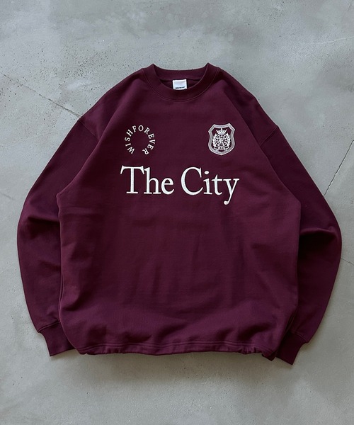 ヘビーウェイトドローコードゲームロゴスウェット HEAVY WEIGHT DRAW CODE GAME LOGO SWEAT/ヘビーウェイトドロー