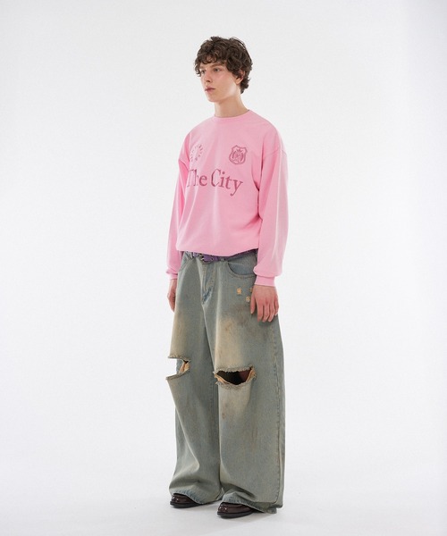 HEAVY WEIGHT DRAW CODE GAME LOGO SWEAT/ヘビーウェイトドローコード