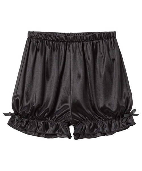 Lilymel(リリメル)の「フリルリボンカボチャペチパンツ(その他パンツ・レディース・ホワイト/ブラック・MEDIUM/LARGE/LL/3L)」の2枚目の写真