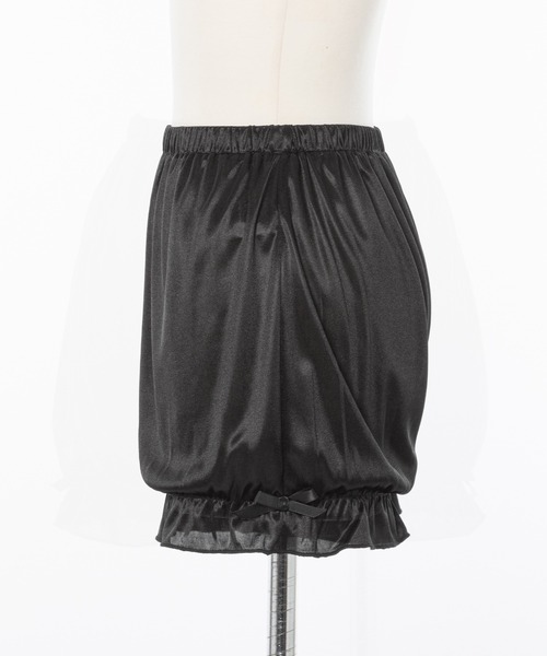Lilymel(リリメル)の「フリルリボンカボチャペチパンツ(その他パンツ・レディース・ホワイト/ブラック・MEDIUM/LARGE/LL/3L)」の4枚目の写真