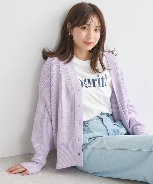 セール】アンチピリングVネックカーディガン（カーディガン/ボレロ