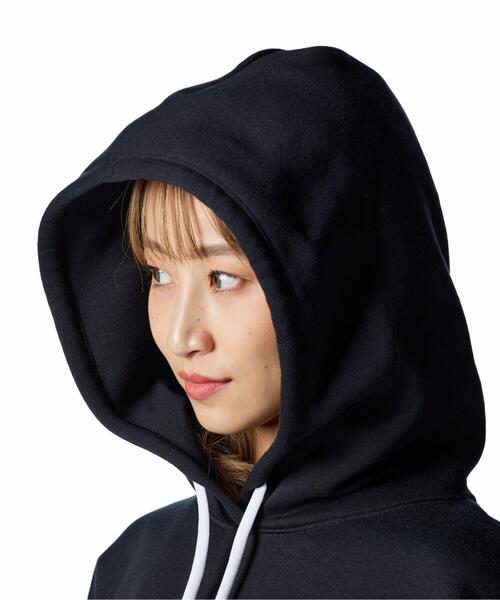 UNDER ARMOUR(アンダーアーマー)の「UAエッセンシャル フリース プルオーバー フーディー(トレーニング/レディース)(スウェット・レディース・ブラック・L/M/S/XL)」の4枚目の写真