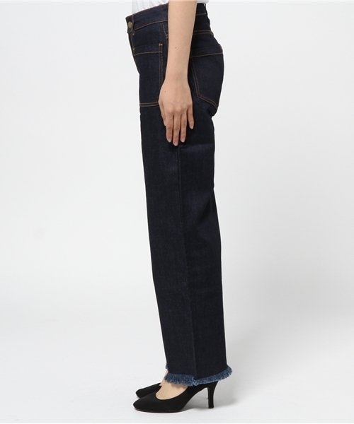 mystic（ミスティック）の「【mystic】デニムバギーパンツ（デニムパンツ・レディース・ネイビー/ブルー・1/2）」の8枚目の写真