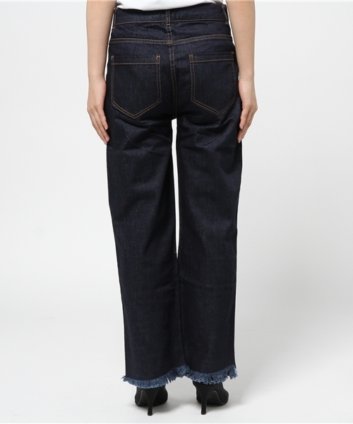 mystic（ミスティック）の「【mystic】デニムバギーパンツ（デニムパンツ・レディース・ネイビー/ブルー・1/2）」の9枚目の写真