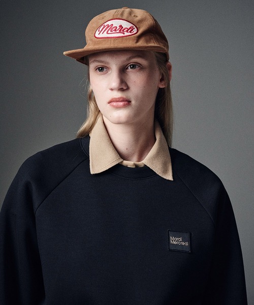 Mardi Mercredi☆CORDUROY CAP MARDI VINTAGE LOGO CORDUROY CAP MARDI VINTAGE LOGO_SKY - MARDI MERCREDI