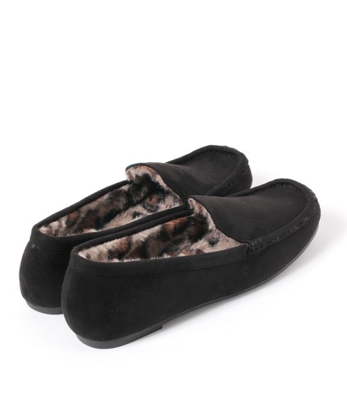 GLOBAL WORK（グローバルワーク）の「らくっション撥水モカシン/138938（モカシン/デッキシューズ・レディース・チャコールグレー/グレー/カーキ/ブラック系その他/ブラック/シルバー・X-LARGE/MEDIUM/LARGE/SMALL）」の9枚目の写真