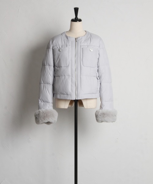 最高 tocco クローゼット）の「2WAY袖口ファー closet（トッコ ジャケット・アウター