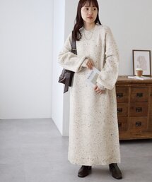 DISCOAT | 【6色展開!/WEB限定】ラグランハイネックニットワンピース(ワンピース)