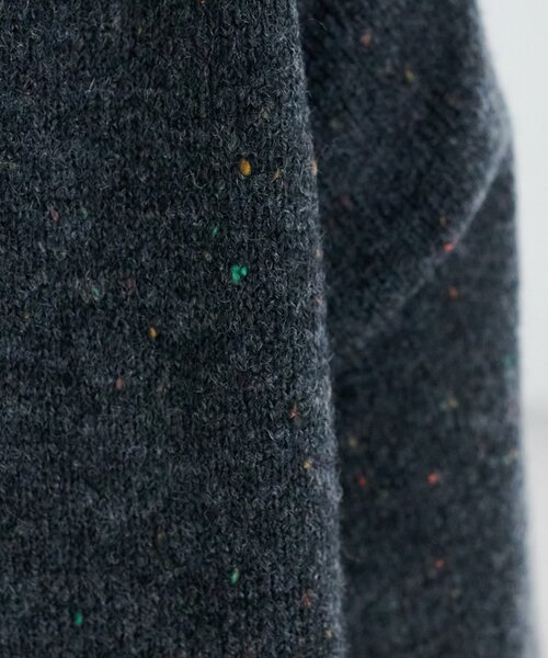 DISCOAT（ディスコート）の「【6色展開!/WEB限定】ラグランハイネックニットワンピース（ワンピース・レディース・グレー/ブラック/ライトベージュ/チャコールグレー/ネイビー/ブラウン・MEDIUM）」の15枚目の写真