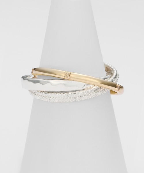 agete（アガット）の「シルバー／K5ダイヤモンドリング（L）／（0.03ct