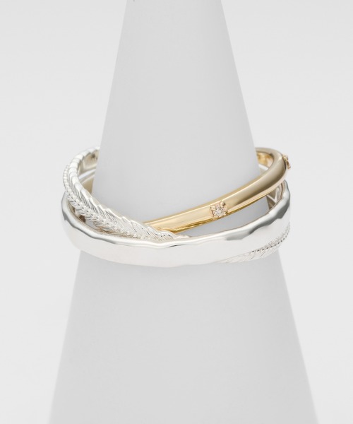 agete（アガット）の「シルバー／K5ダイヤモンドリング（L）／（0.03ct