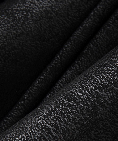 Fano Studios（ファノ ストゥディオズ）の「ミドル丈 ボアカラー ムートンジャケット FD24W389【Fano Studios】（ライダースジャケット・レディース・ブラック・S/M/L）」の13枚目の写真