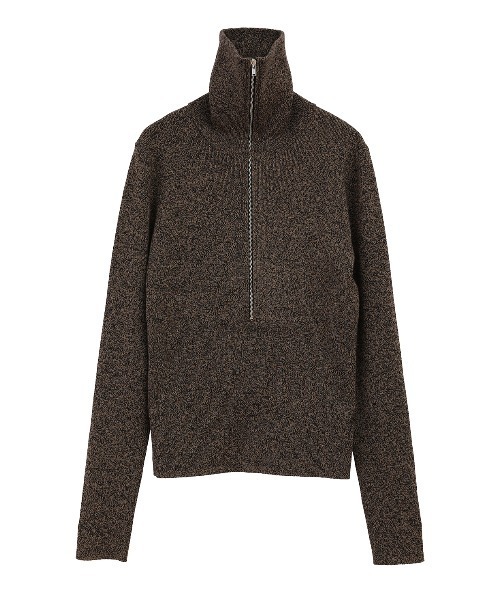 clane [クラネ] ジップアップニットトップス セール】ZIP UP TURTLE KNIT TOPS（ニット/セーター）｜CLANE