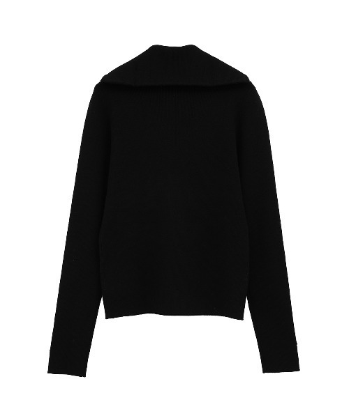 セール】ZIP UP TURTLE KNIT TOPS（ニット/セーター）｜CLANE