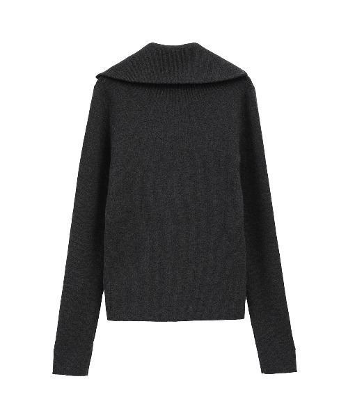 セール】ZIP UP TURTLE KNIT TOPS（ニット/セーター）｜CLANE