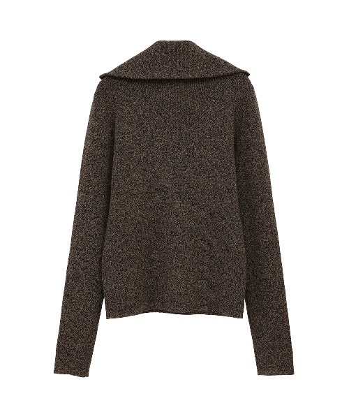セール】ZIP UP TURTLE KNIT TOPS（ニット/セーター）｜CLANE