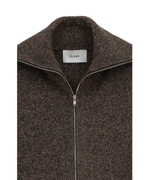セール】ZIP UP TURTLE KNIT TOPS（ニット/セーター）｜CLANE（クラネ