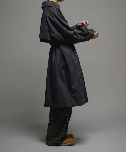 Layered double chester coat/レイヤードダブルチェスターコート