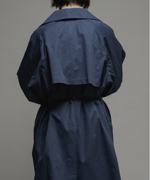 CASPER JOHN（キャスパージョン）の「Layered double chester coat/レイヤードダブルチェスターコート（チェスターコート・メンズ・ブラック/ネイビー・LARGE/MEDIUM/SMALL/X-SMALL）」の16枚目の写真