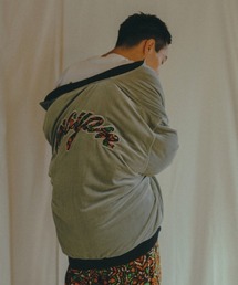 moyan ecri（モヤン エクリ）の「<moyan ecri>アフリカ生地使用 リバーシブルブルゾンAFRICA REVERSIBLE VELOUR BLOUSON（ブルゾン）」