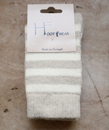 H FOOT WEAR | 【H FOOT WEAR エイチフットウェア】 "RAYURES(レイユール)"　ウールパイル ボーダーソックス　数量限定生産(ソックス/靴下)