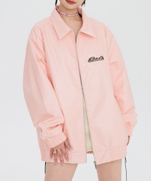 HOOK（フック）の「【HOOK】for　girls　オーバーサイズPUレザージャケット（ブルゾン）」