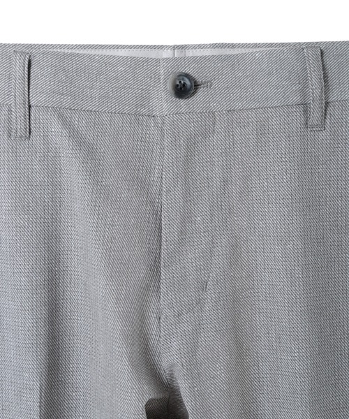 MEN'S BIGI（メンズビギ）の「〈イージーケア/吸水速乾〉COOL DOTS メランジプリントスラックスパンツ（スラックス・メンズ・ネイビー/グレー/ブルー/グリーン・01/02/03/04）」の9枚目の写真