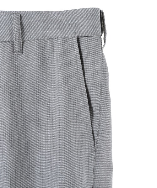 MEN'S BIGI（メンズビギ）の「〈イージーケア/吸水速乾〉COOL DOTS メランジプリントスラックスパンツ（スラックス・メンズ・ネイビー/グレー/ブルー/グリーン・01/02/03/04）」の11枚目の写真