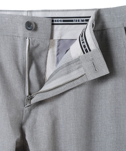 MEN'S BIGI（メンズビギ）の「〈イージーケア/吸水速乾〉COOL DOTS メランジプリントスラックスパンツ（スラックス・メンズ・ネイビー/グレー/ブルー/グリーン・01/02/03/04）」の10枚目の写真