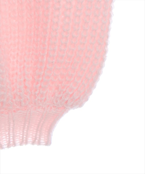 clear（クリア）の「肩スリットチュールリボンニットトップス[肩見せ　リボン　バルーン袖]≪2024AW新作≫（ニット/セーター・レディース・アイボリー/グレー/ピンク・F）」の15枚目の写真