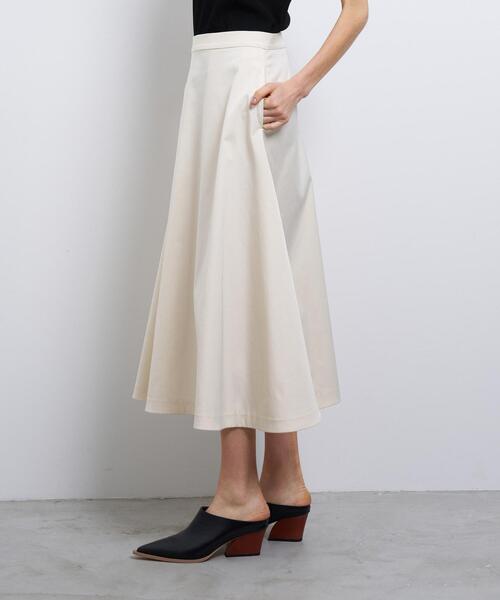 【関税込み】Lanvin ミディアムスカート ワッシャーフレアスカート | LANVIN COLLECTION (Women