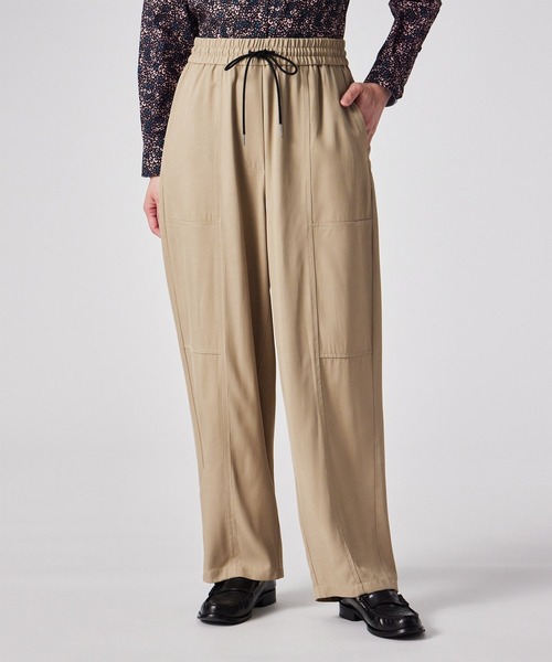 Paul Smith（ポールスミス）の「ウィメンズ レーヨン ワイドパンツ / 155011 TR129（その他パンツ・レディース・ブラック/ライトブルー/キャメル・40/38）」の17枚目の写真